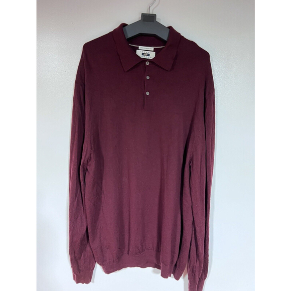 Joseph Abboud Other - Sweater Men’s Size XL Pullover Extra Fine Merino Wool Burgundy NWT Joseph Abboud